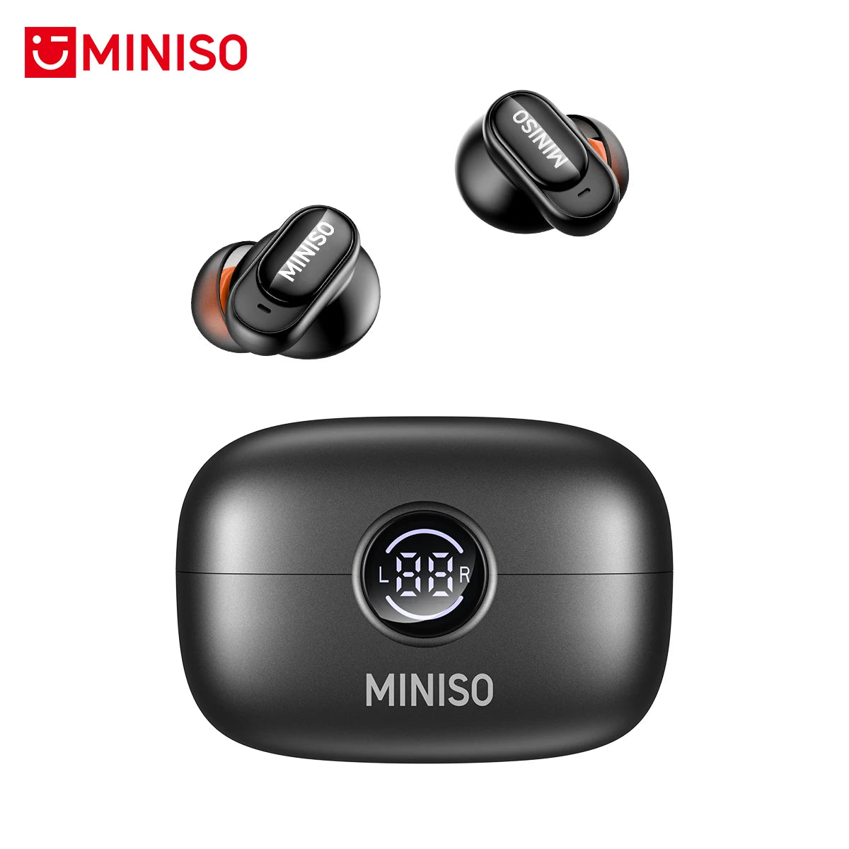 Auriculares Bluetooth MINISO MS105, intrauditivos, suaves, inalámbricos, resistentes al agua IPX5.