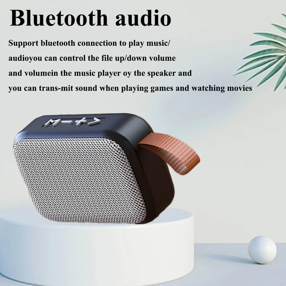 Barra de sonido inalámbrica portátil con batería de 500 mAh, Bluetooth 5.0, para exteriores, interiores y deportes, HIFI, altavoces de alta calidad personalizables.