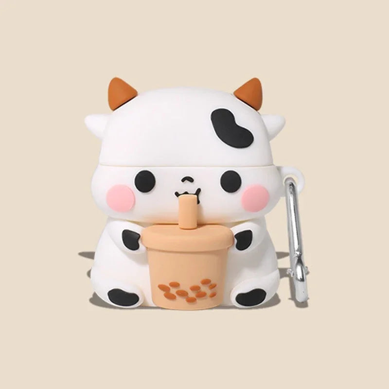 Funda 3D con diseño de galletas de chocolate para AirPods 1, 2, 3 y 4 Pro. Funda de silicona suave con diseño de dibujos animados para AirPods Pro 2.