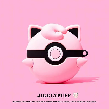 Funda para Airpods Pro 3 2025, funda protectora antigolpes con diseño de Pokémon Ball 3D y anime para niños y niñas.