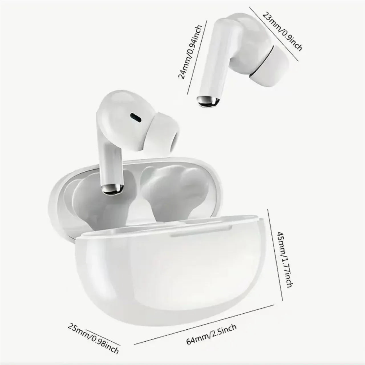 Auriculares Bluetooth originales, auriculares inalámbricos Bluetooth con cancelación de ruido y micrófono, auriculares inalámbricos para smartphones