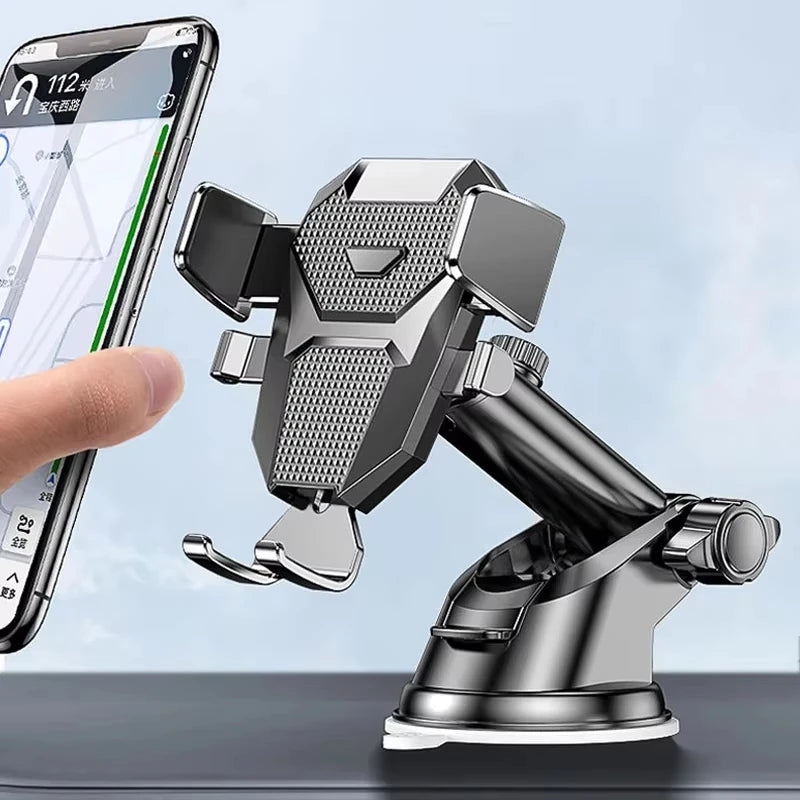 Soporte para teléfono móvil para coche con ventosa, soporte para navegación GPS, soporte para smartphone/celular en el coche para iPhone
