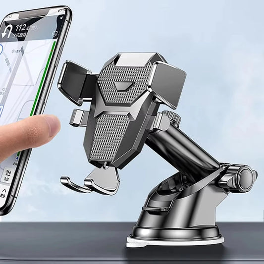 Soporte para teléfono móvil para coche con ventosa, soporte para navegación GPS, soporte para smartphone/celular en el coche para iPhone