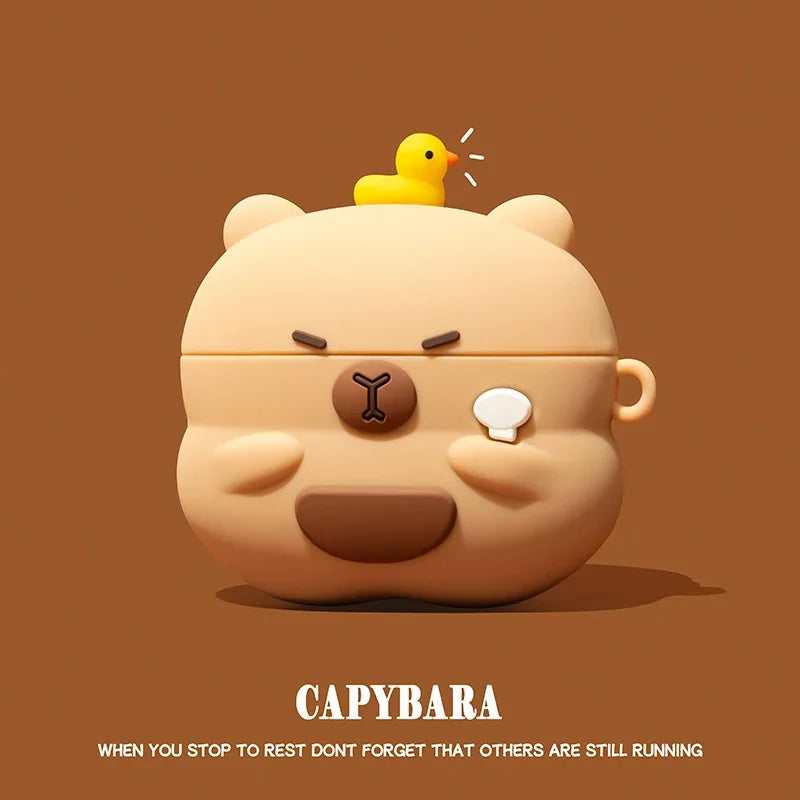 Funda 3D con diseño de galletas de chocolate para AirPods 1, 2, 3 y 4 Pro. Funda de silicona suave con diseño de dibujos animados para AirPods Pro 2.