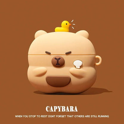 Funda 3D con diseño de galletas de chocolate para AirPods 1, 2, 3 y 4 Pro. Funda de silicona suave con diseño de dibujos animados para AirPods Pro 2.
