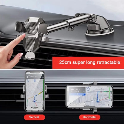 Soporte para teléfono móvil para coche con ventosa, soporte para navegación GPS, soporte para smartphone/celular en el coche para iPhone