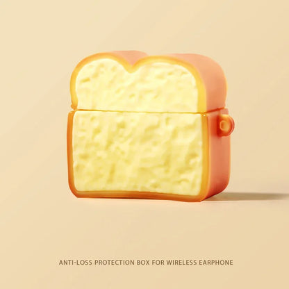 Funda 3D con diseño de galletas de chocolate para AirPods 1, 2, 3 y 4 Pro. Funda de silicona suave con diseño de dibujos animados para AirPods Pro 2.