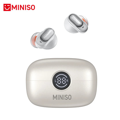 Auriculares Bluetooth MINISO MS105, intrauditivos, suaves, inalámbricos, resistentes al agua IPX5.