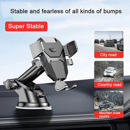 Soporte para teléfono móvil para coche con ventosa, soporte para navegación GPS, soporte para smartphone/celular en el coche para iPhone