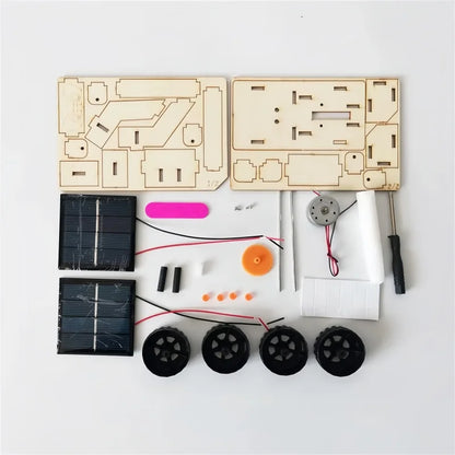 Coche solar para armar tú mismo, juguete STEM, inventos creativos, habilidad motora de los niños, pensamiento activo, juguete para experimentos científicos.